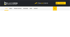 Desktop Screenshot of blackiron.com