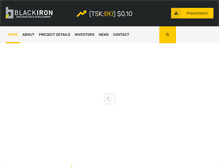 Tablet Screenshot of blackiron.com
